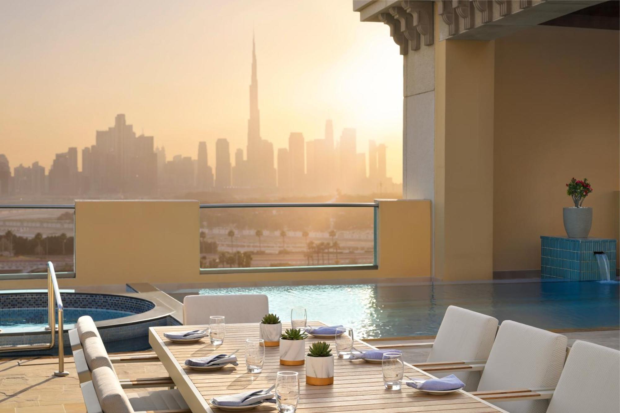 Marriott Executive Apartments Al Jaddaf, Дубай Екстериор снимка The Address Downtown Dubai